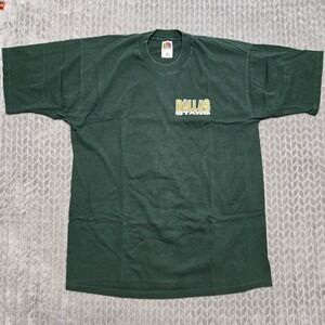 Vintage Dallas Stars NHL T-Shirt Mens XL Green Promarq Kickin Butt Graphic Tee